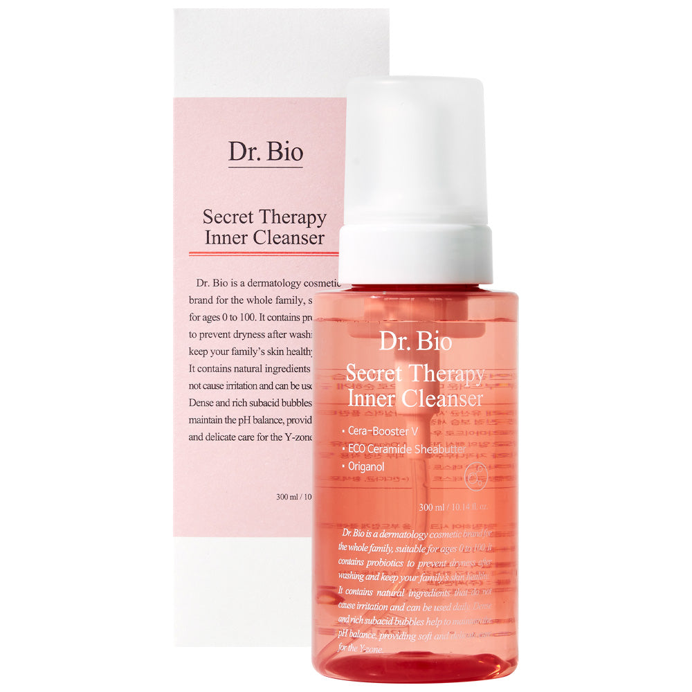 Dr.Bio | 乳酸菌私密處清潔慕斯300ml (適用於兒童至孕婦 \ 弱酸性 \ 純素認證 \ 臀部清潔)