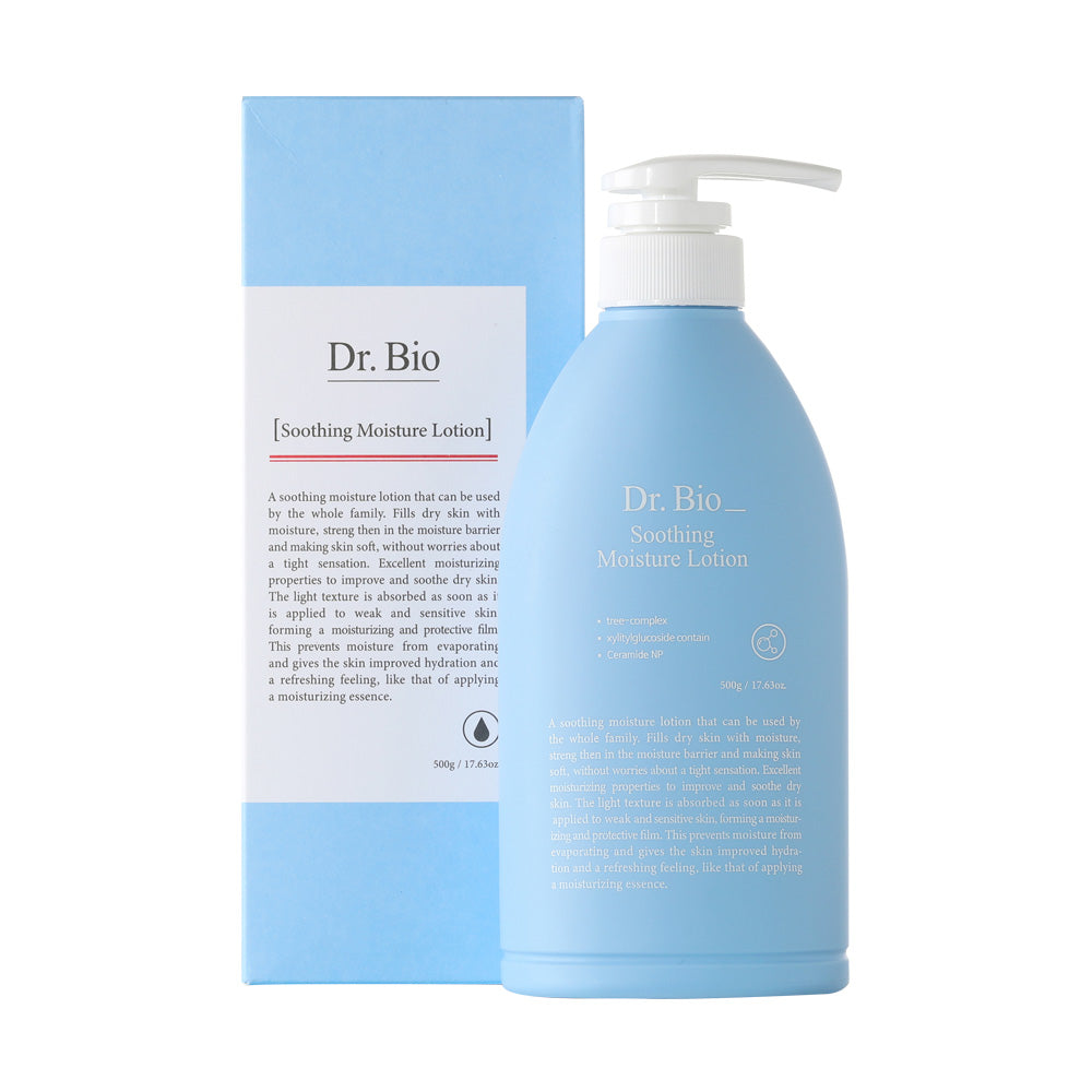 Dr.Bio | 舒緩保濕身體乳 500ml(適用於新生兒至孕婦 \ 舒緩肌膚 \ 敏感肌膚)