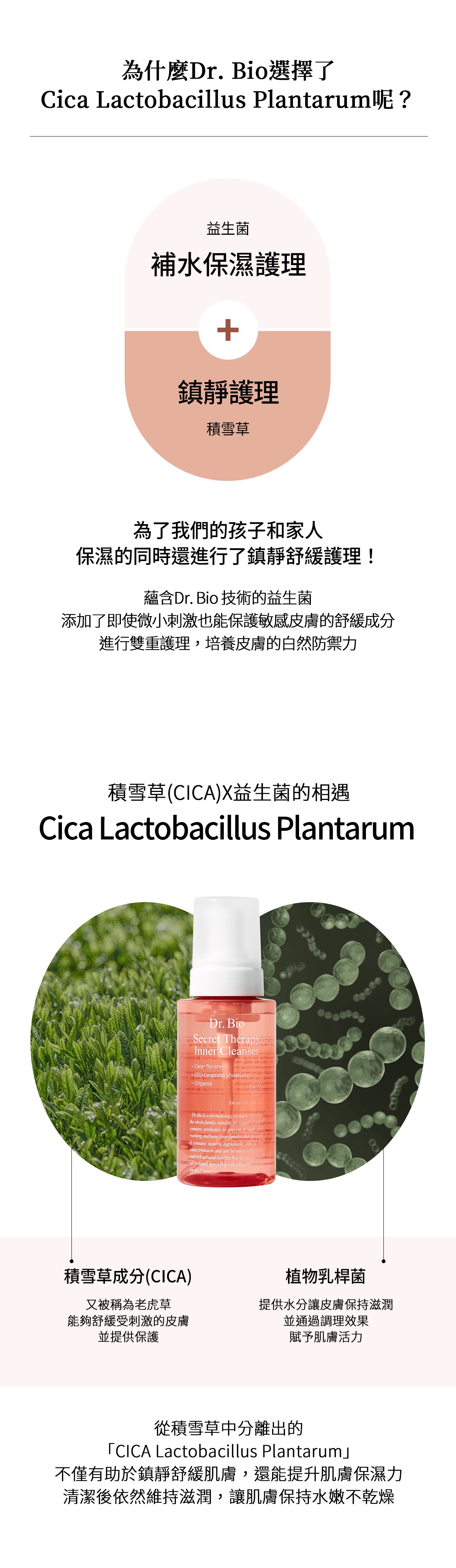 Dr.Bio | 乳酸菌私密處清潔慕斯300ml (適用於兒童至孕婦 \ 弱酸性 \ 純素認證 \ 臀部清潔)
