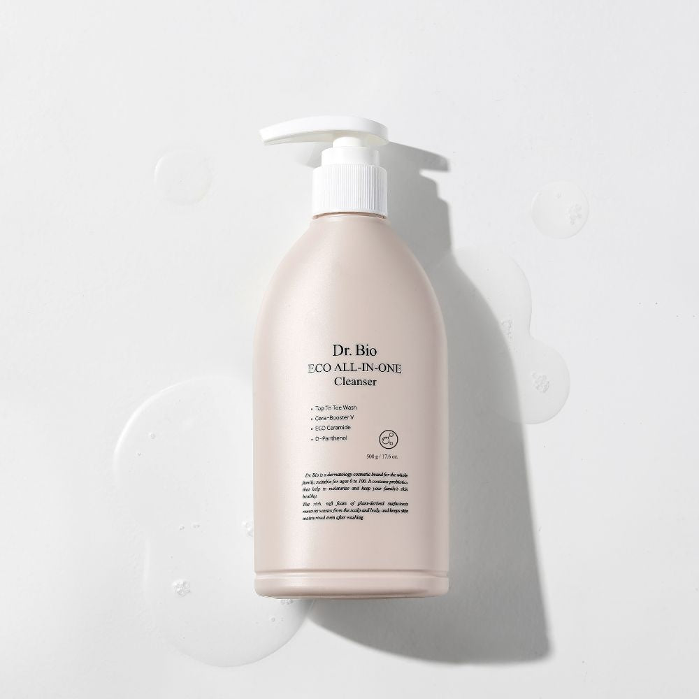 Dr.Bio | ECO多合一全身清潔露 500ml (適用於新生兒至孕婦 \ 洗髮沐浴三合一  \ 弱酸性 \ 純素認證)