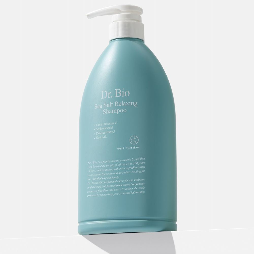 Dr.Bio | 海鹽舒緩洗髮露 750ml(適用於青少年至孕婦 \ 不含矽油 \ 清涼舒緩 )