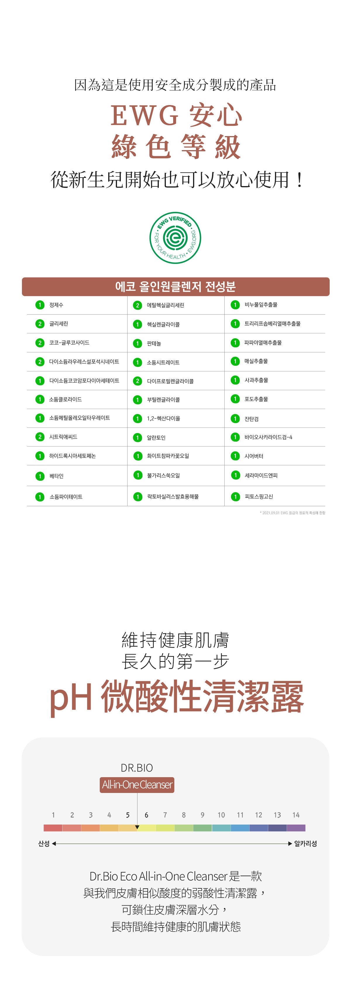 Dr.Bio | ECO多合一全身清潔露 500ml (適用於新生兒至孕婦 \ 洗髮沐浴三合一  \ 弱酸性 \ 純素認證)