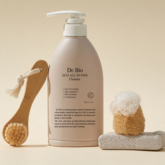 Dr.Bio | ECO多合一全身清潔露 500ml (適用於新生兒至孕婦 \ 洗髮沐浴三合一  \ 弱酸性 \ 純素認證)