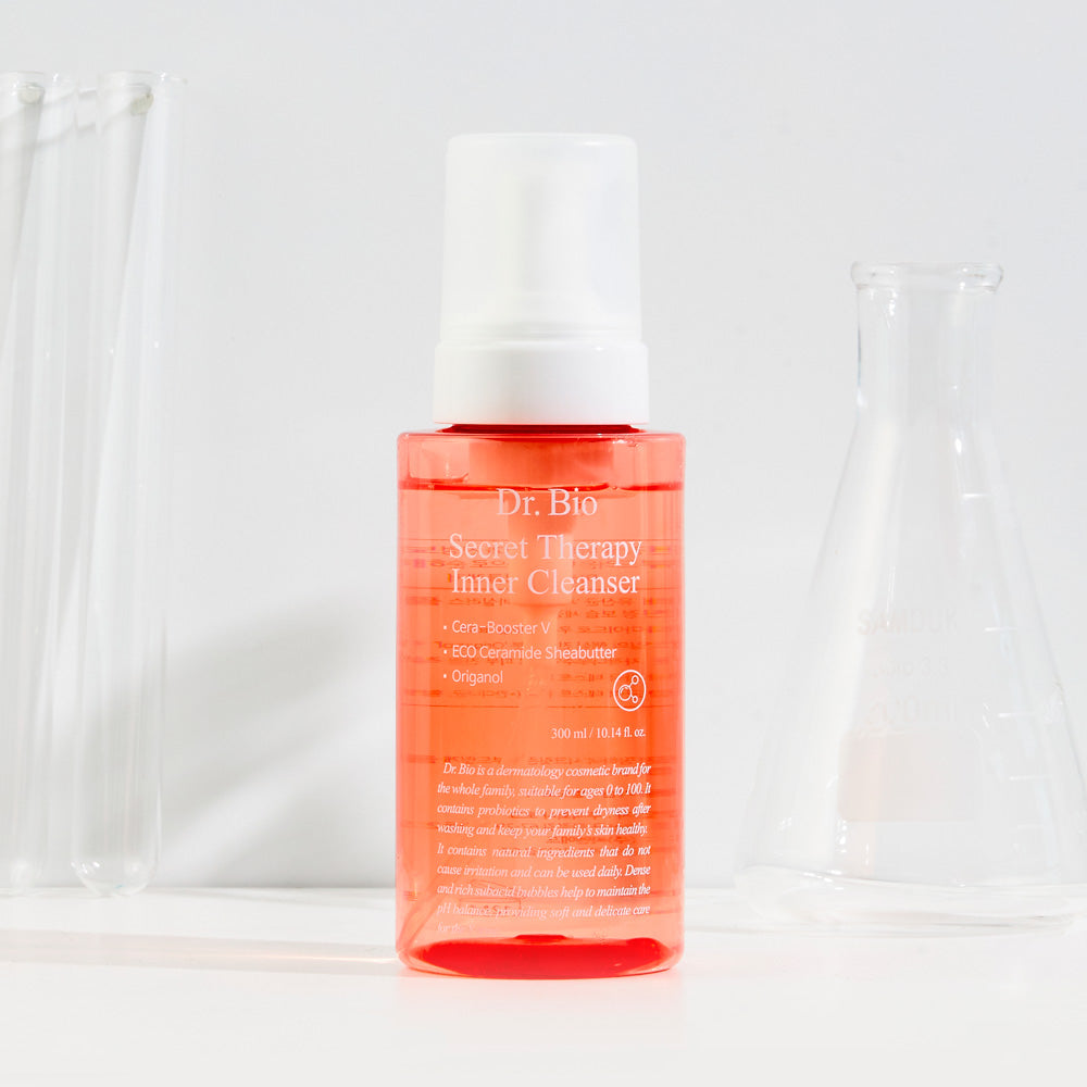 Dr.Bio | 乳酸菌私密處清潔慕斯300ml (適用於兒童至孕婦 \ 弱酸性 \ 純素認證 \ 臀部清潔)
